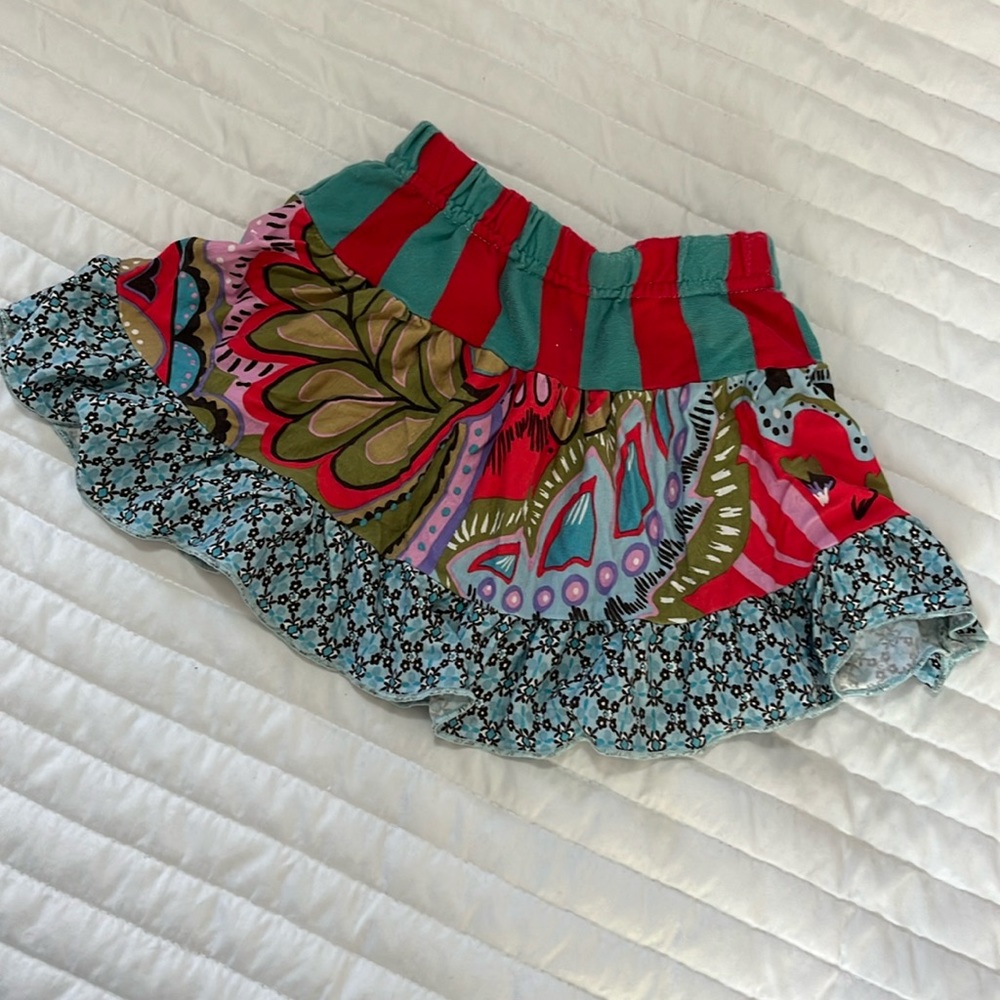 Zara brand skirt 100% cotton with fun print